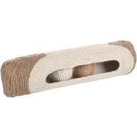 Flamingo Toy Cooper Tube with ball Brown & Beige