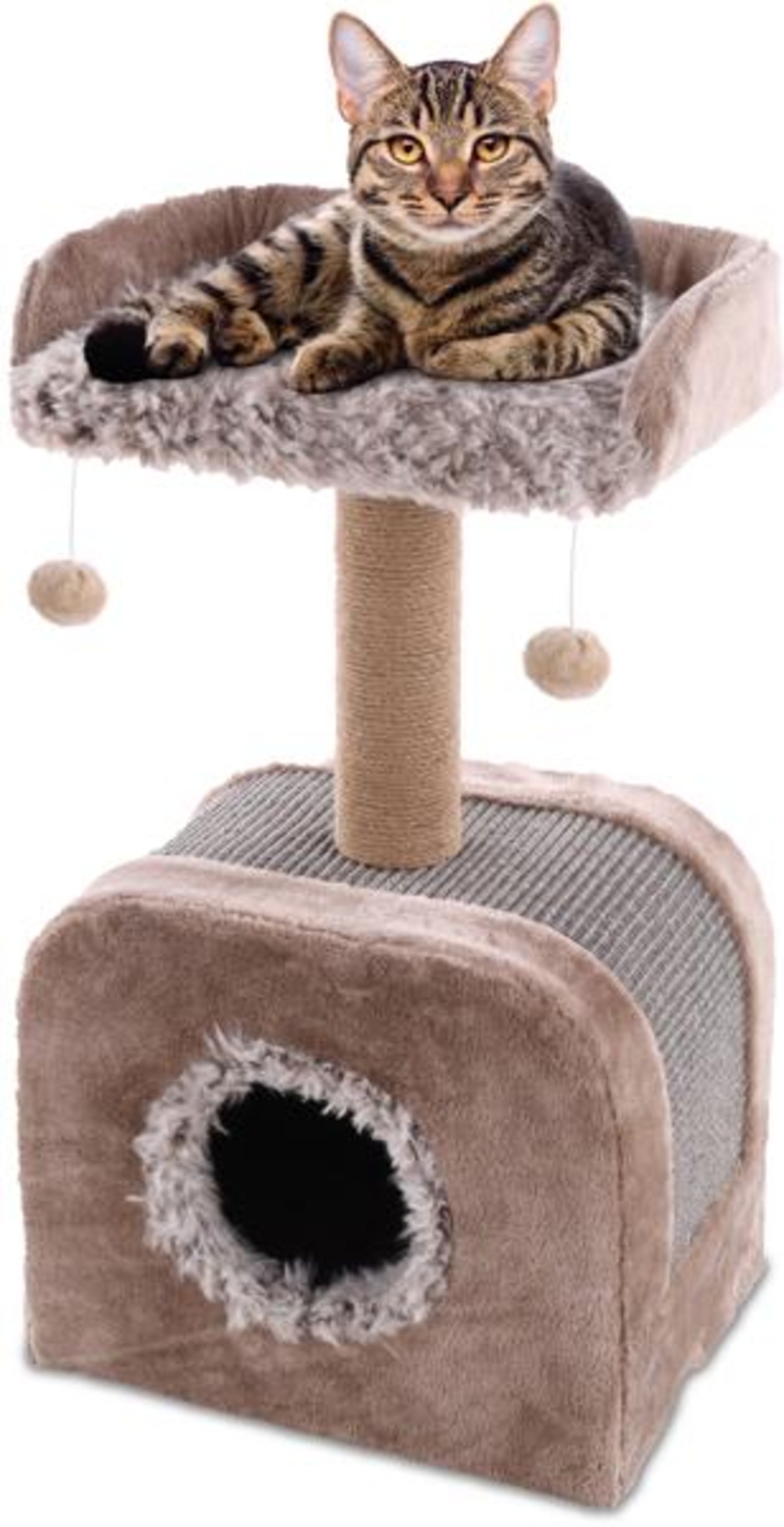 Flamingo Scratching tree  Oscar Taupe