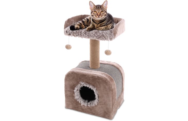 Flamingo Scratching tree  Oscar Taupe