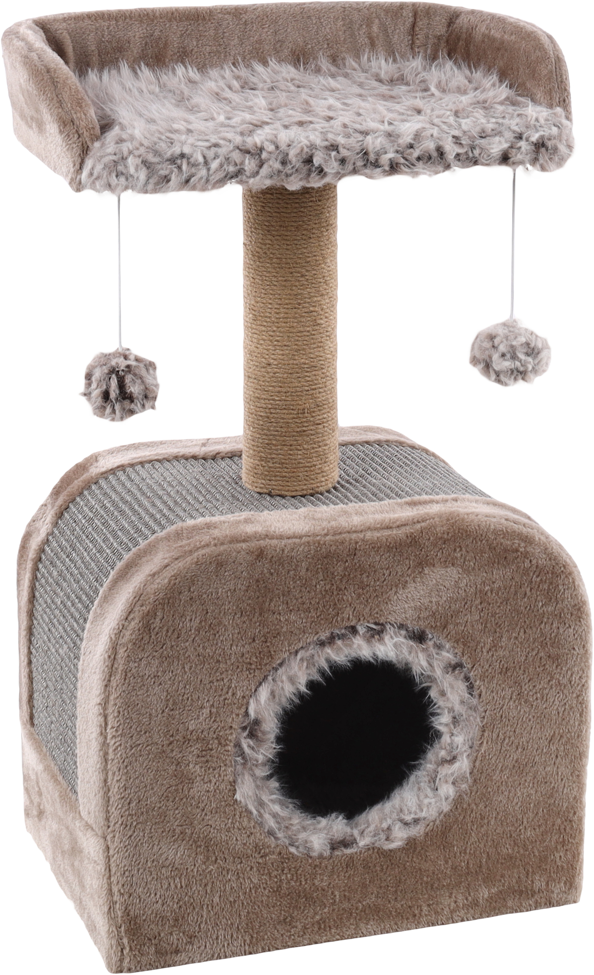 Flamingo Scratching tree  Oscar Taupe