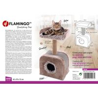 Flamingo Scratching tree  Oscar Taupe