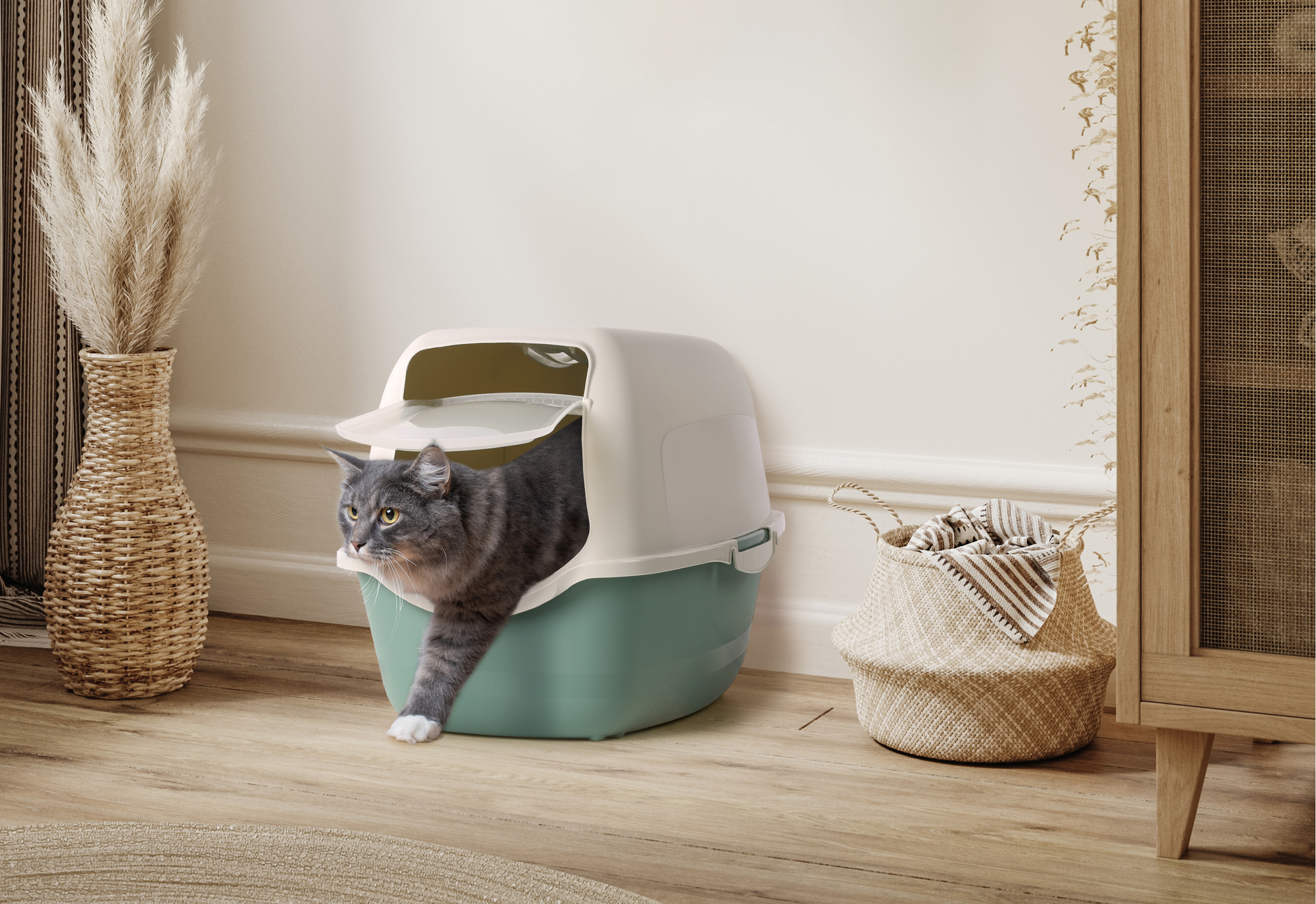 ラブリーcat Cat toilet Lexie Green | 561374 | Flamingo Pet Products