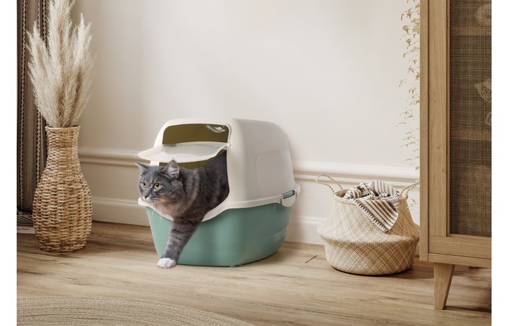 Flamingo Kattentoilet Lexie Groen