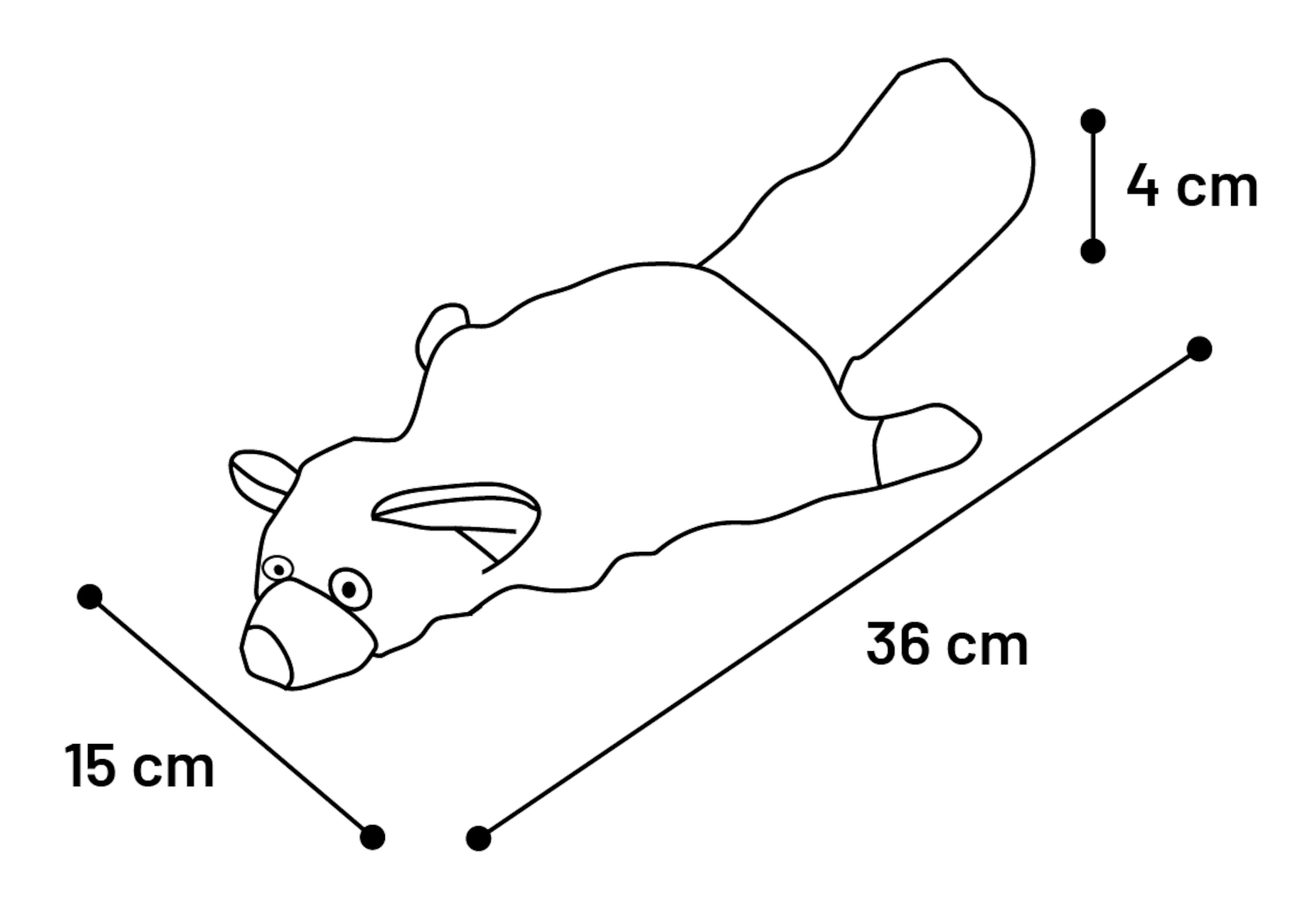 Flamingo Electronic toy Flapso Racoon Light grey