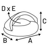 Flamingo Sleeping place Alba Round White & Grey