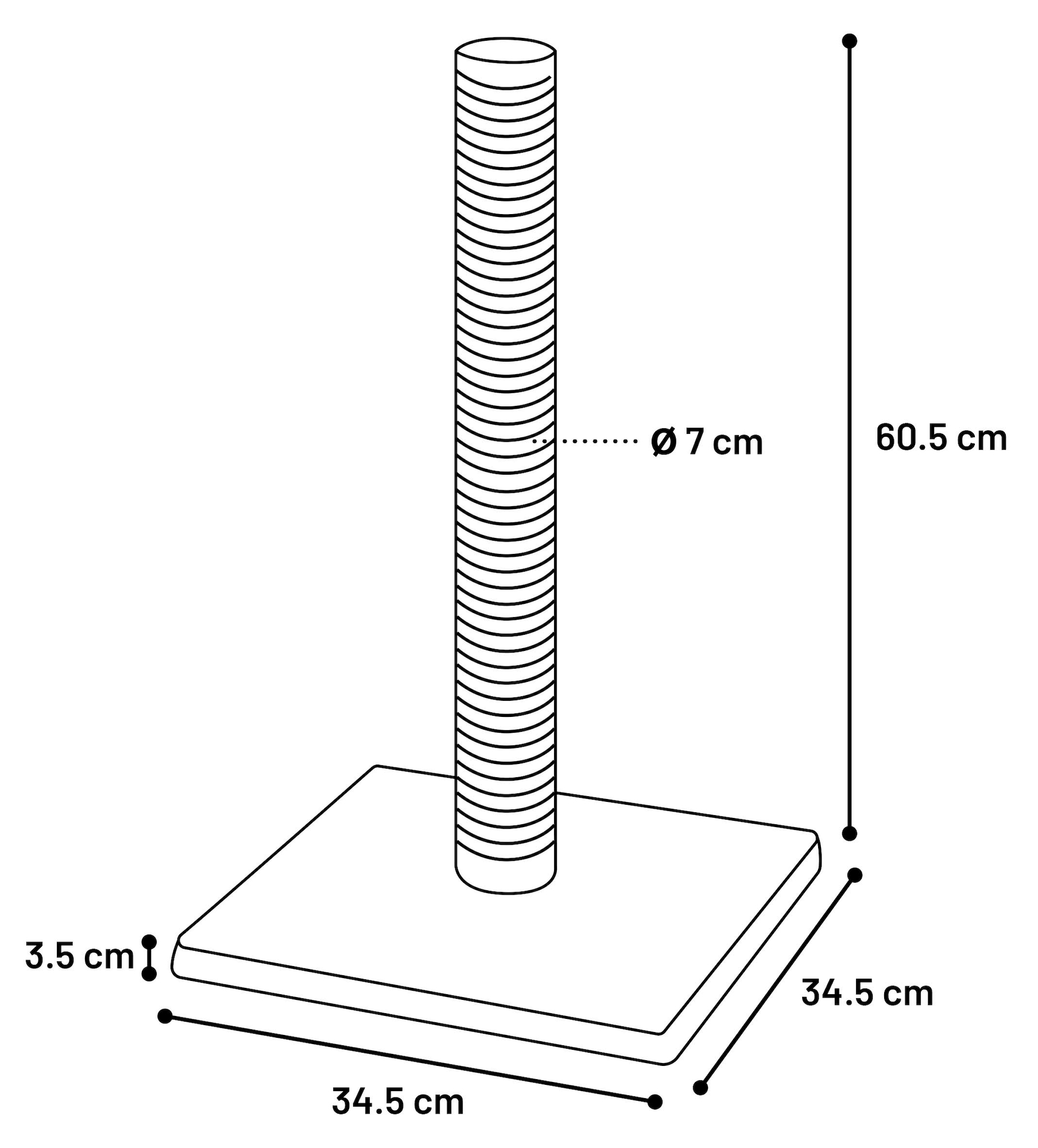 Flamingo Scratching tree  Emma Grey