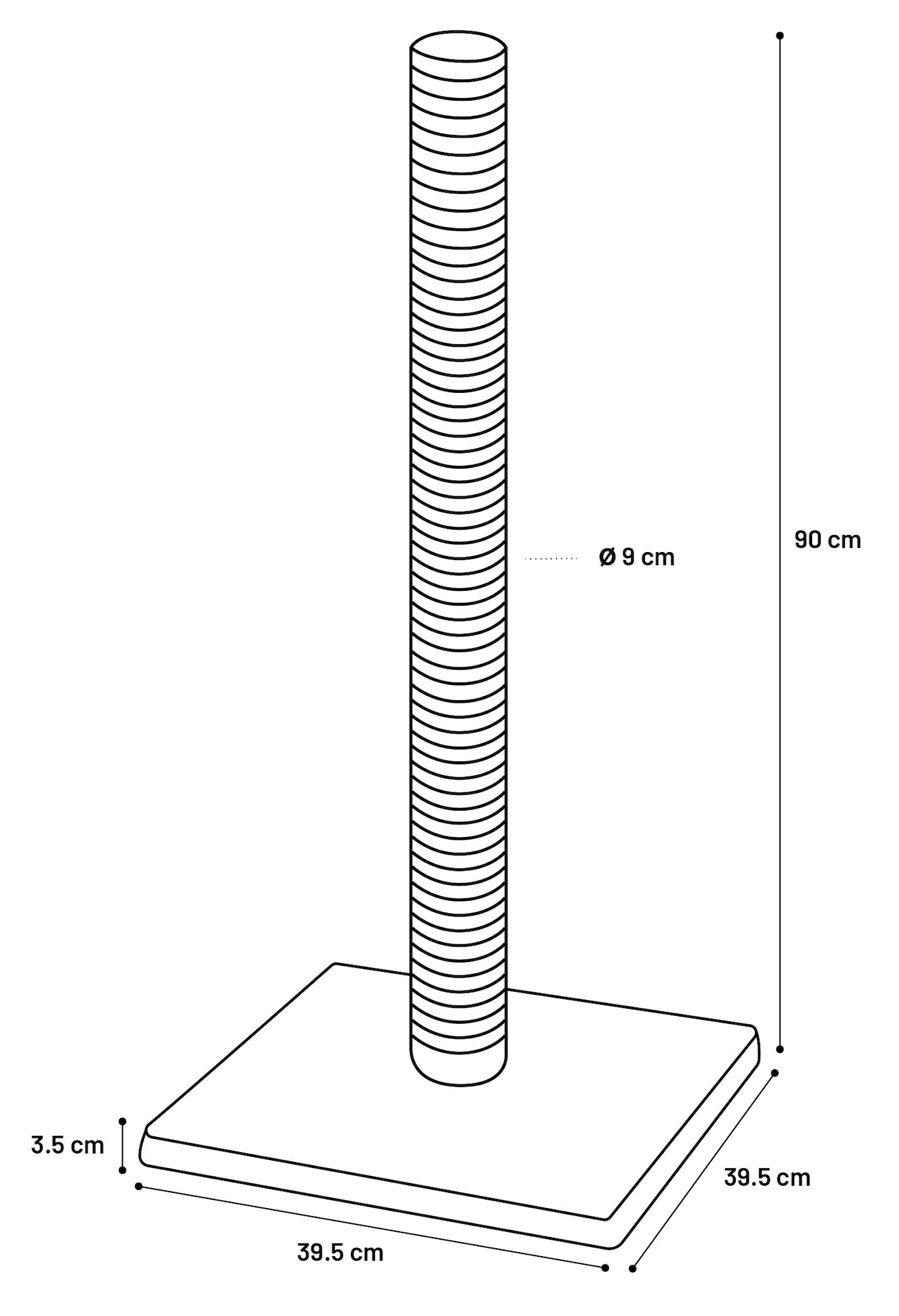 Flamingo Scratching tree  Emily Grey