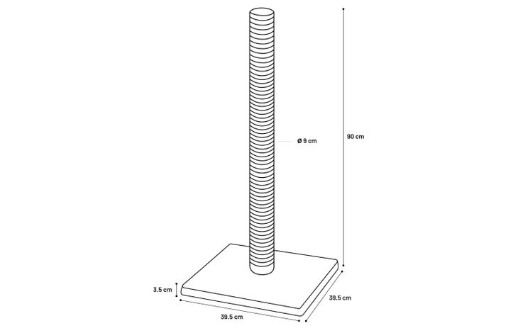 Flamingo Scratching tree  Emily Grey