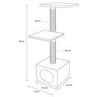 Flamingo Scratching tree  Simon Grey