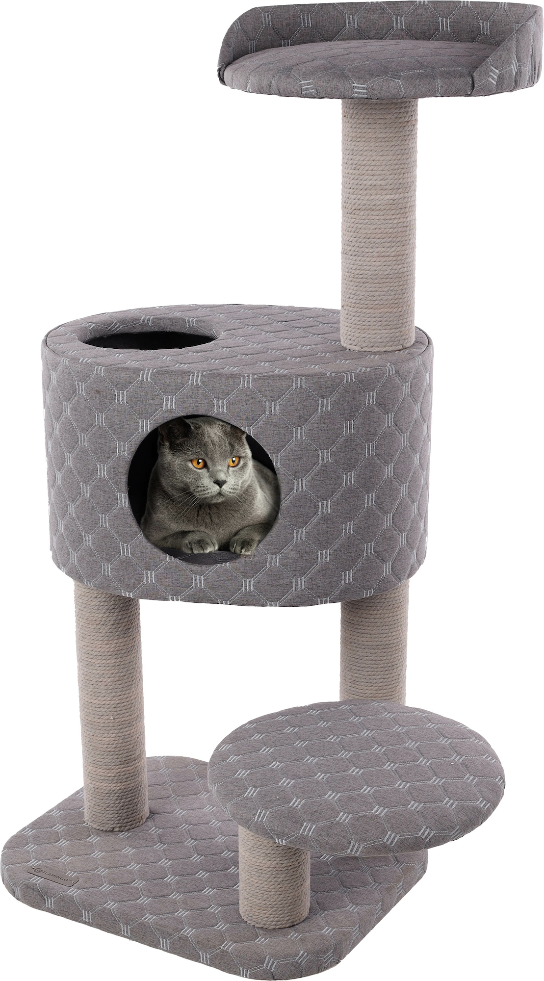 Flamingo Arbre à chat Spencer Gris