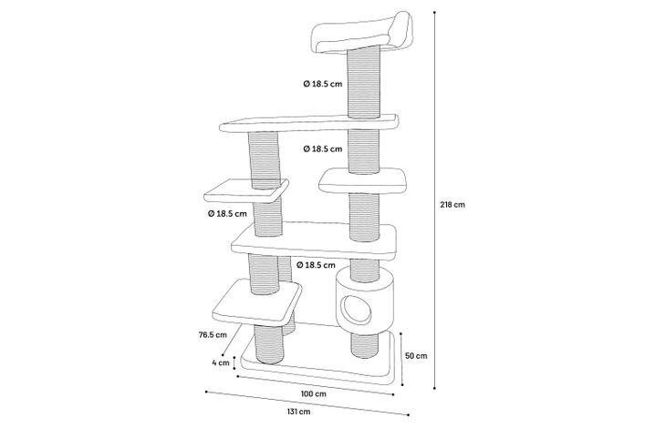 Flamingo Krabpaal Mowgli Bruin