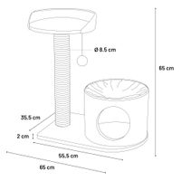 Flamingo Scratching tree  Kara Grey