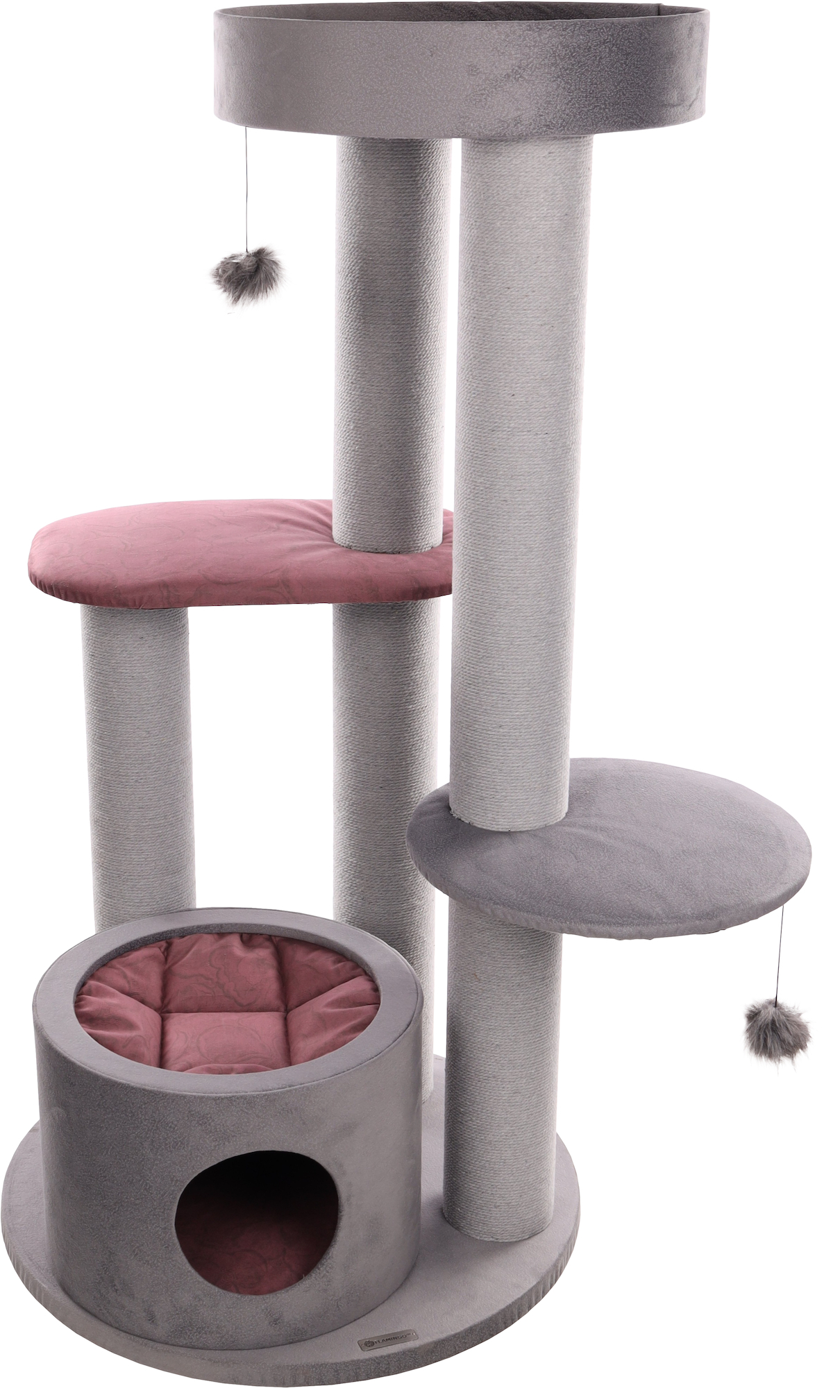 Flamingo Scratching tree  Tarra Grey