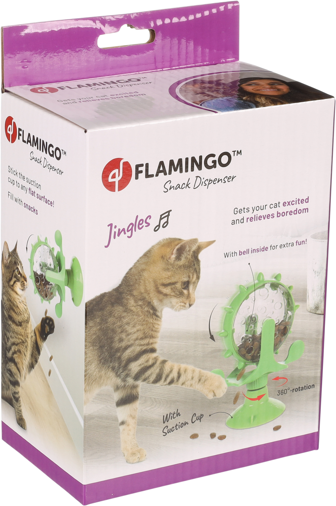 Flamingo Snack dispenser Turna  Green