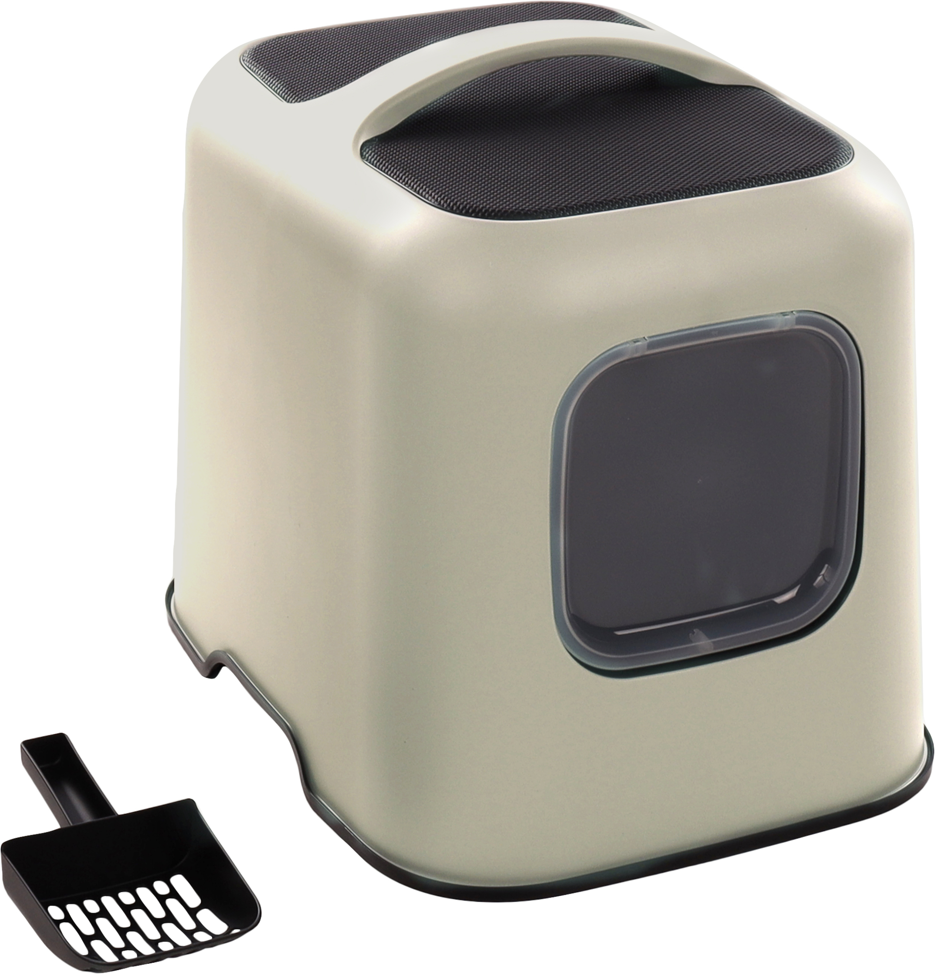 Flamingo Cat toilet Trudy Taupe