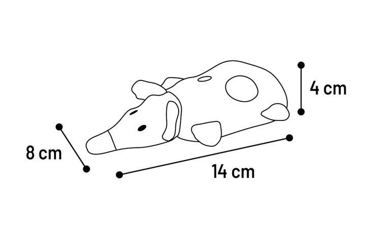 Flamingo Toy Gragga Mouse Pink