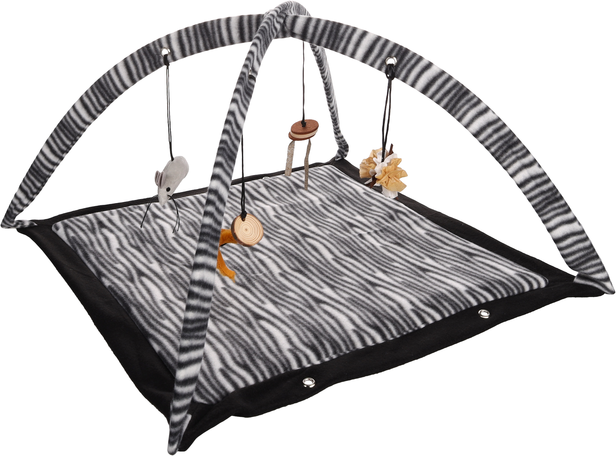Flamingo Toy Zerba Playmat White & Black