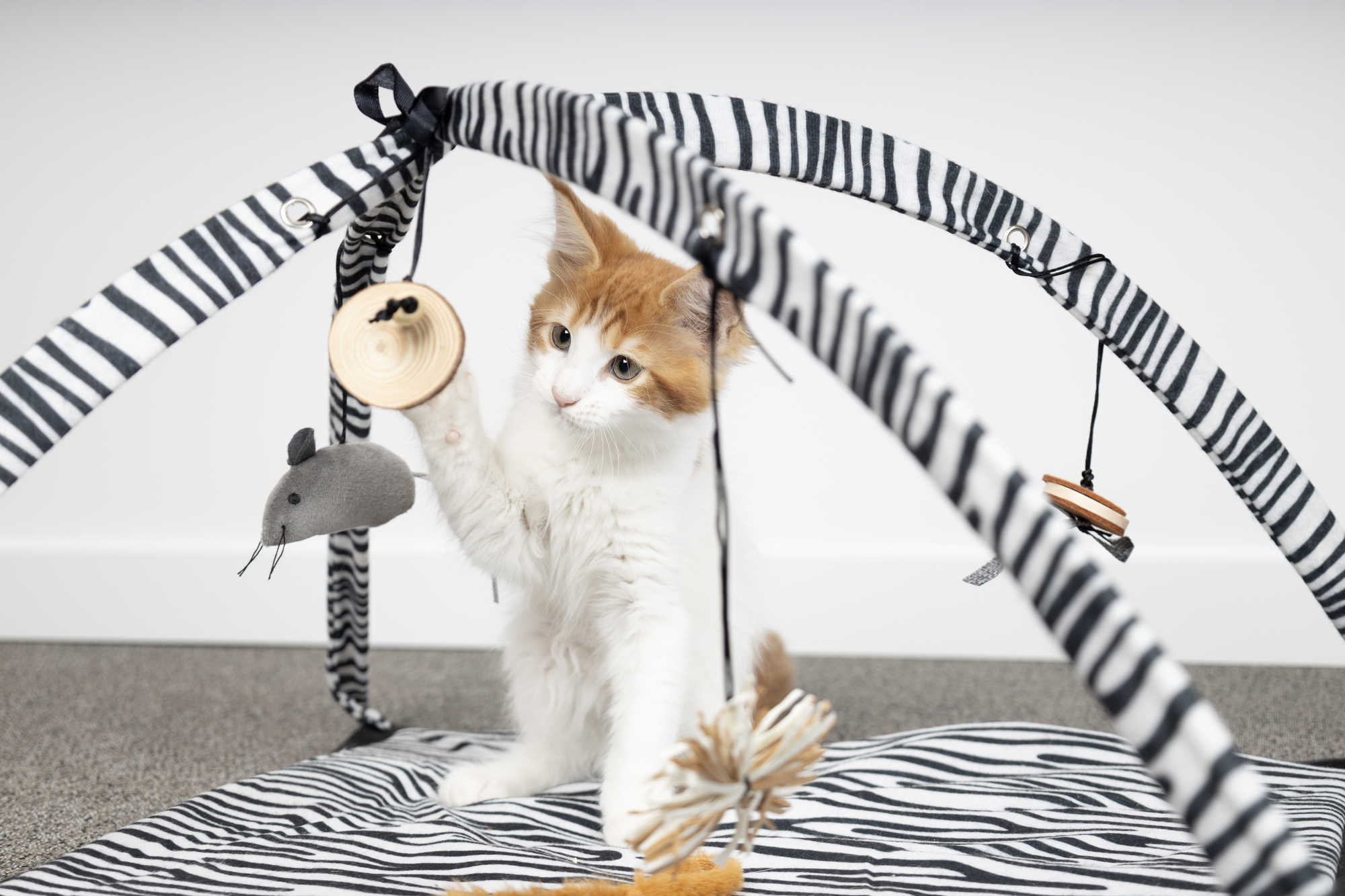 Flamingo Toy Zerba Playmat White & Black