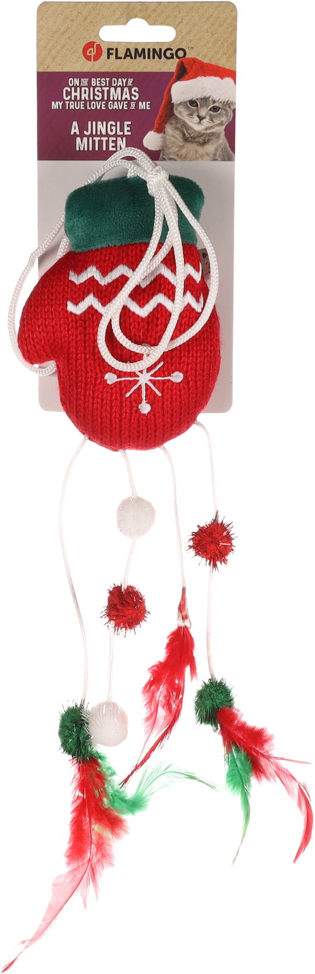 Flamingo Christmas Toy Mixxa Glove Red 