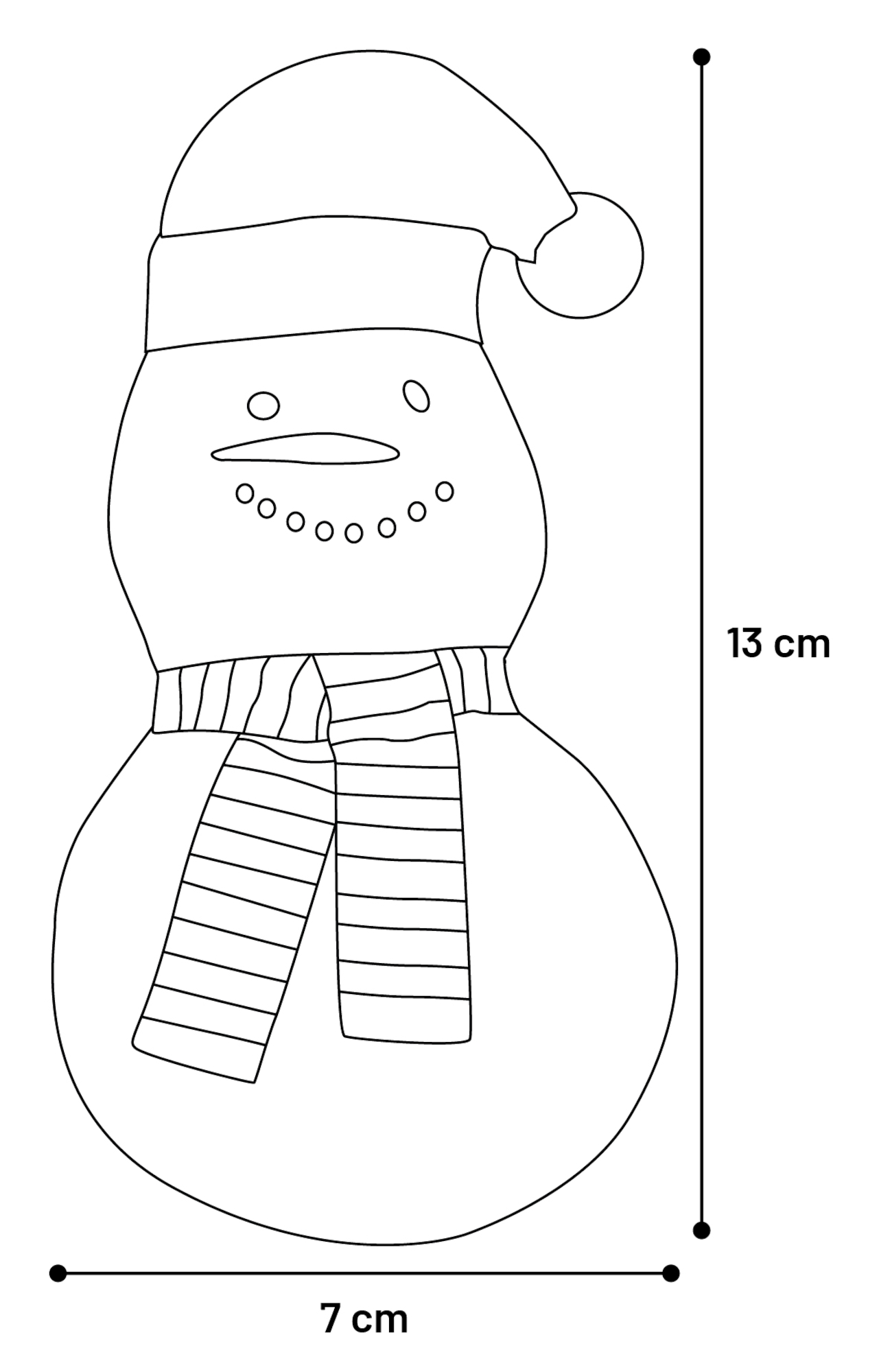 Flamingo Christmas Toy Xami Snowman White 