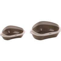 Flamingo Litter tray Corner modell Sadio Taupe