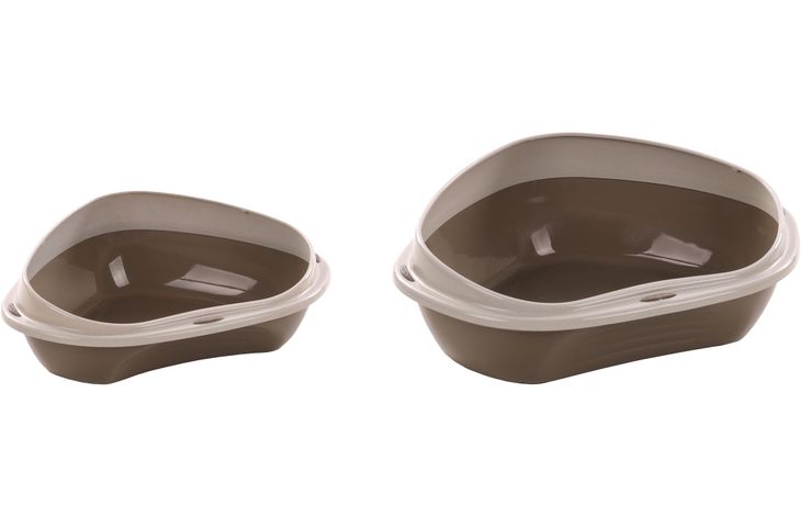 Flamingo Litter tray Corner modell Sadio Taupe
