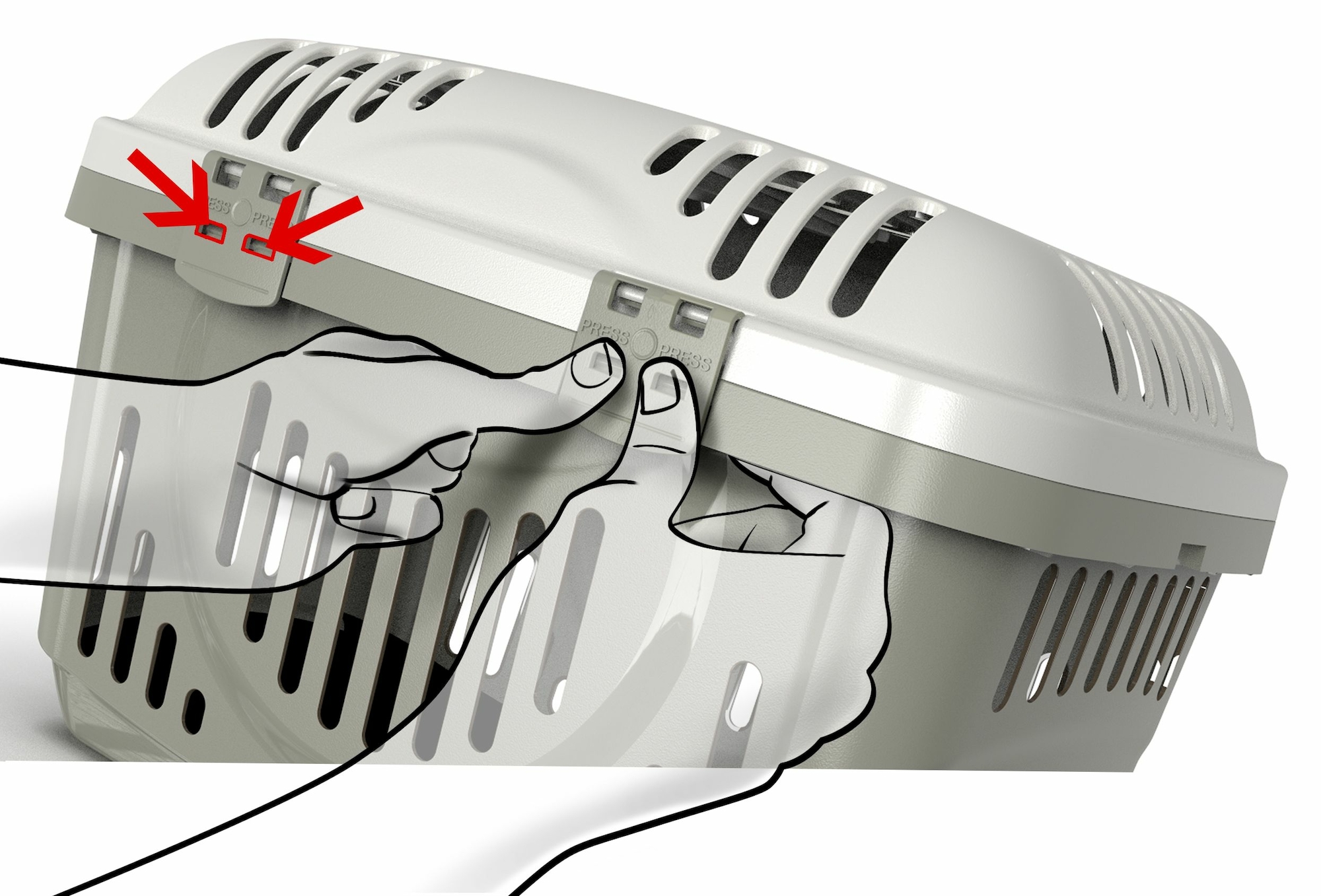 Flamingo Transport cage Darva Taupe