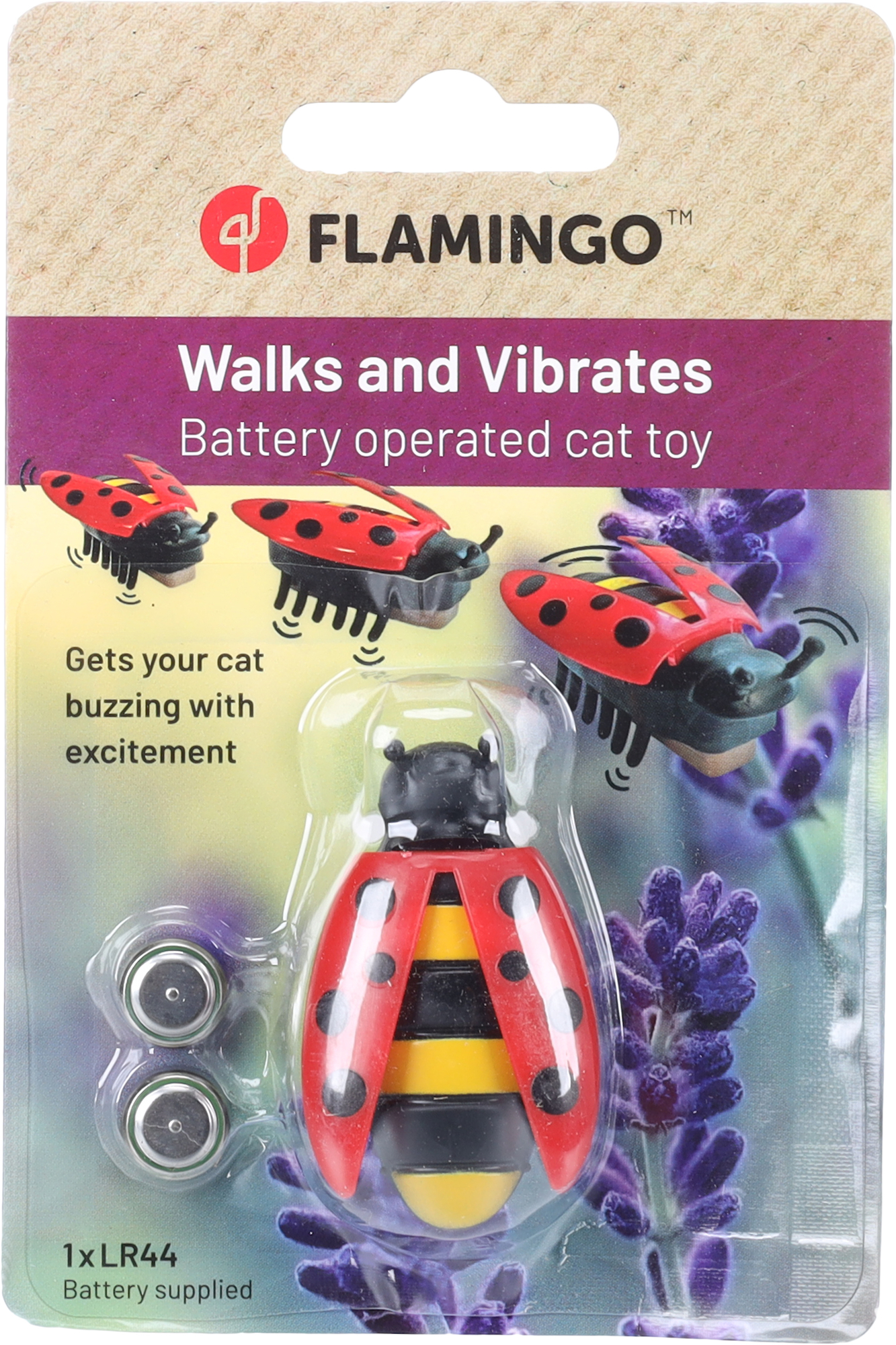 Flamingo Toy Spredda Ladybug Red