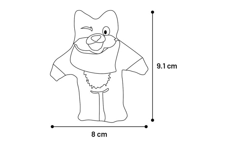 Flamingo Toy Tigi Tiger Multiple colours