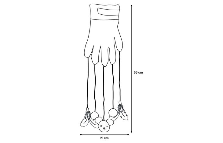 Flamingo Jouet Marion Gant Bleu