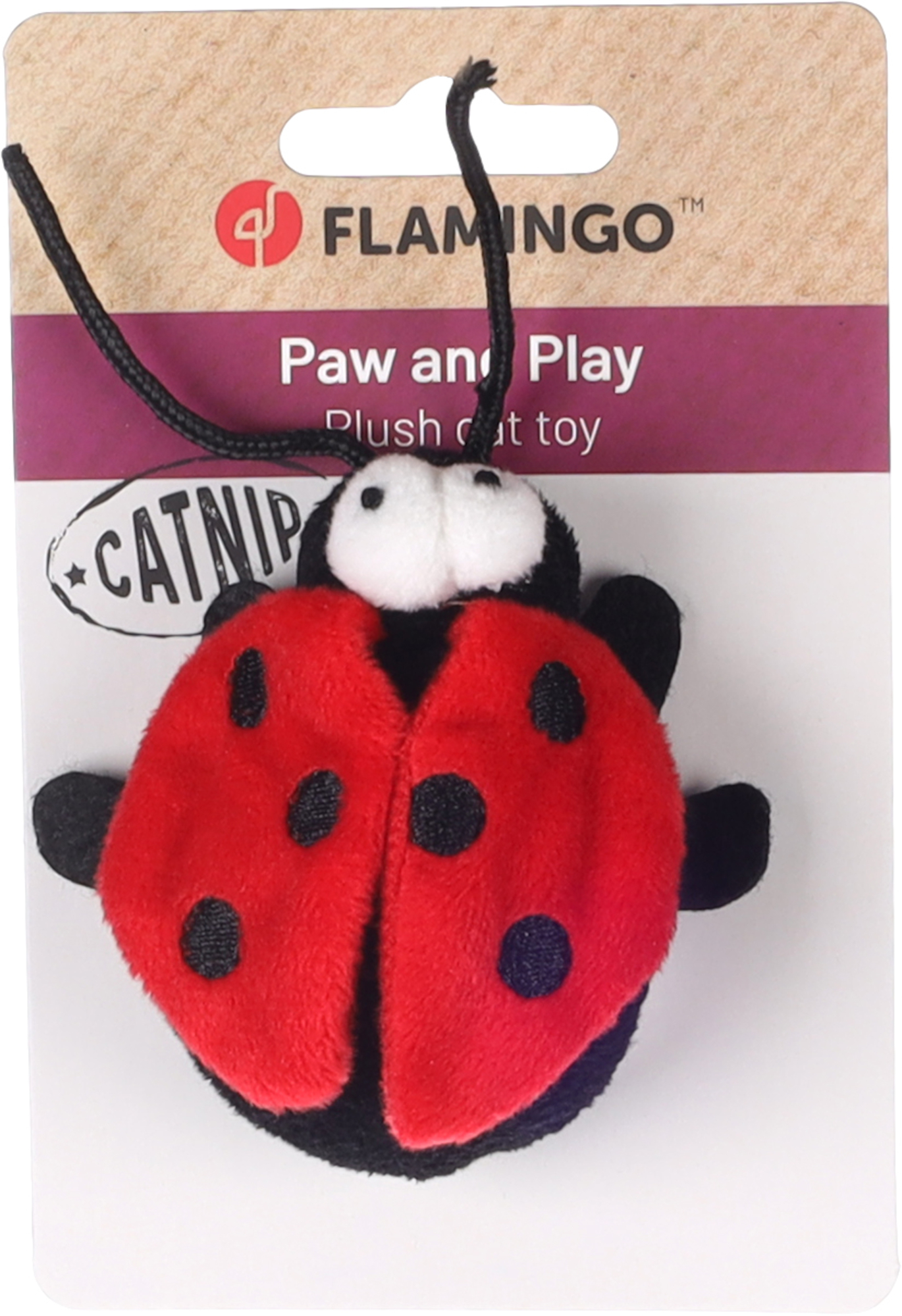 Flamingo Speelgoed Zingu Lieveheersbeestje Rood