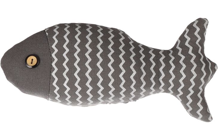 Flamingo Speelgoed Snaps Vis Grijs