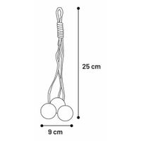 Flamingo Giocattolo Justo Palla Marrone & Giallo