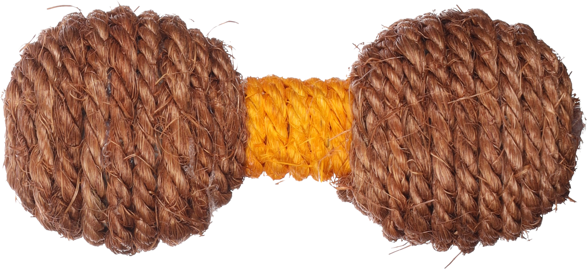 Flamingo Juguete Justo Mancuerna Marrón & Amarillo