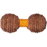 Flamingo Juguete Justo Mancuerna Marrón & Amarillo