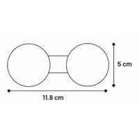 Flamingo Juguete Justo Mancuerna Marrón & Amarillo