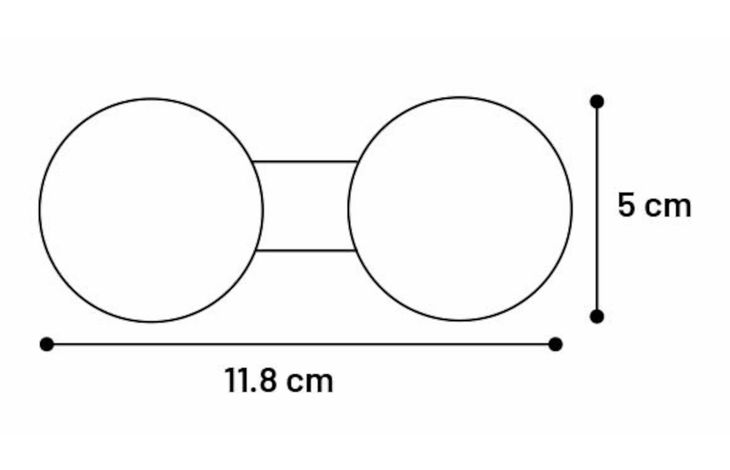 Flamingo Juguete Justo Mancuerna Marrón & Amarillo
