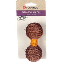 Flamingo Juguete Justo Mancuerna Marrón & Amarillo