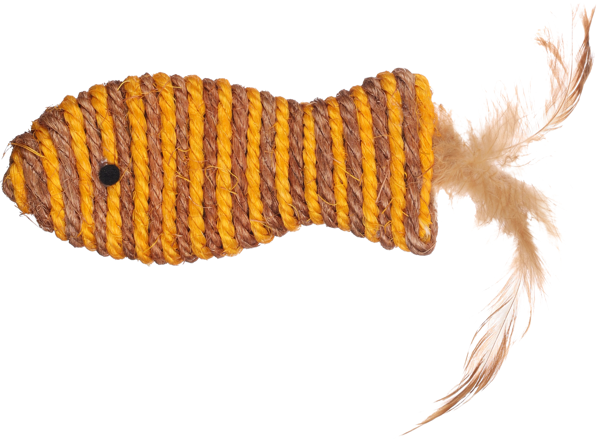 Flamingo Jouet Justo Poisson Brun & Jaune