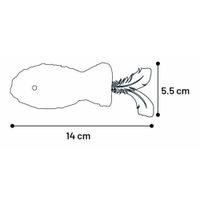 Flamingo Jouet Justo Poisson Brun & Jaune