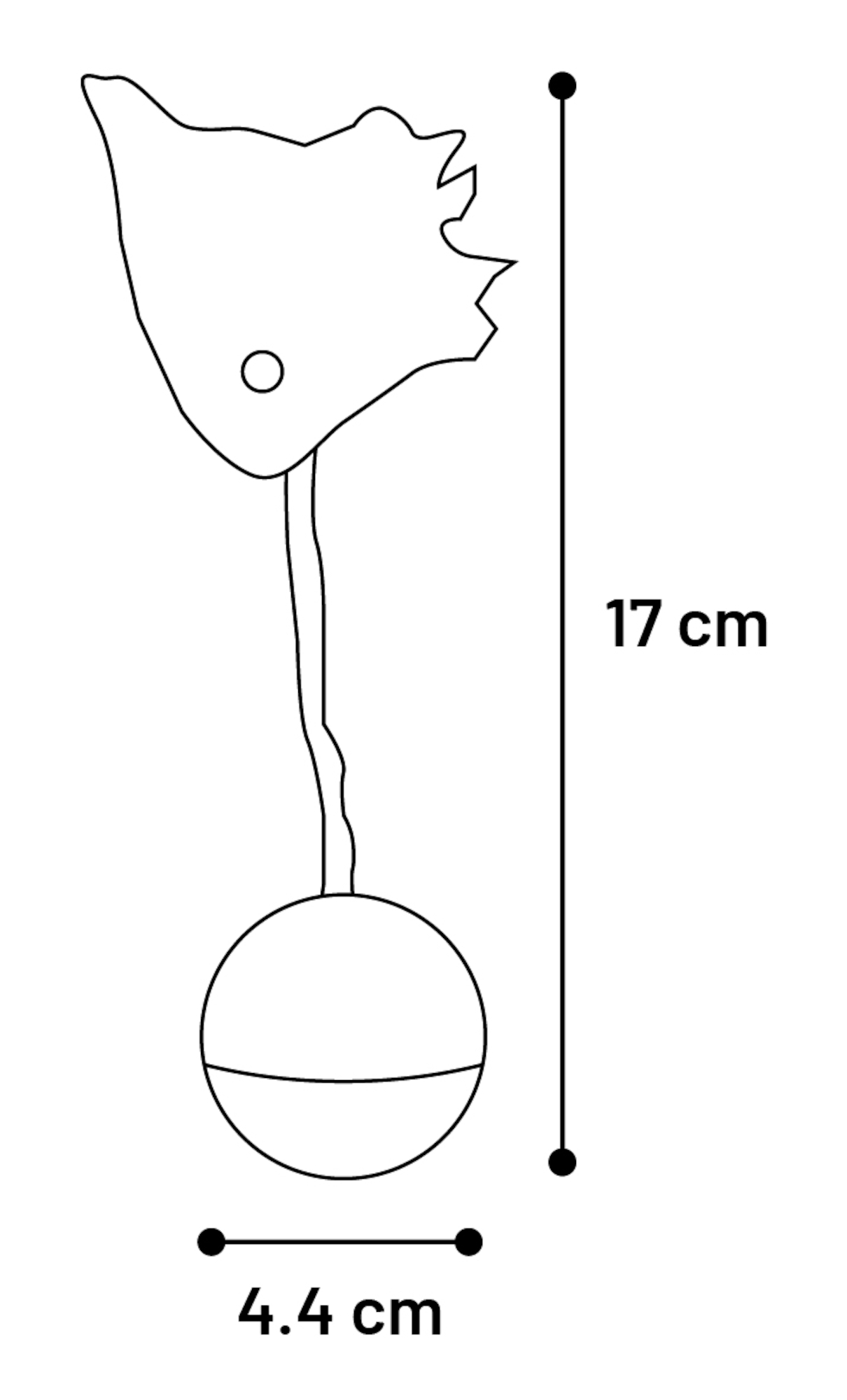 Flamingo Toy Fiba Ball Multiple colours