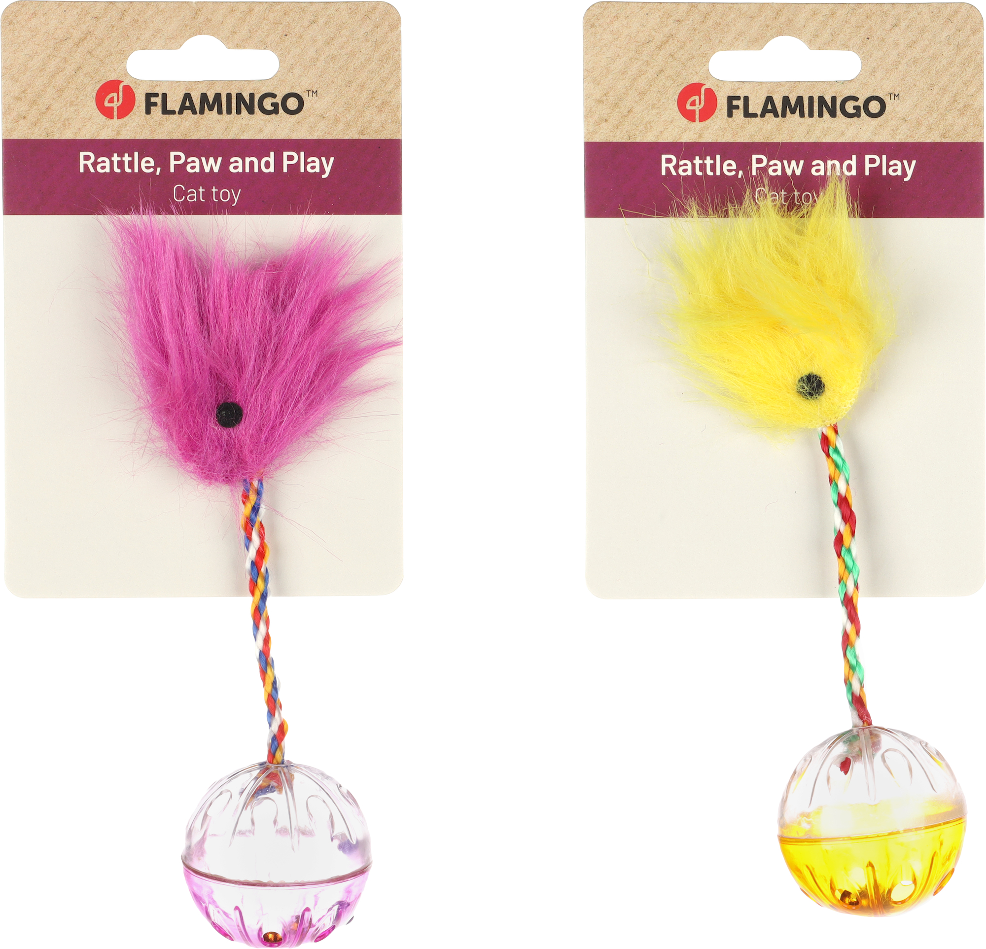 Flamingo Toy Fiba Ball Multiple colours