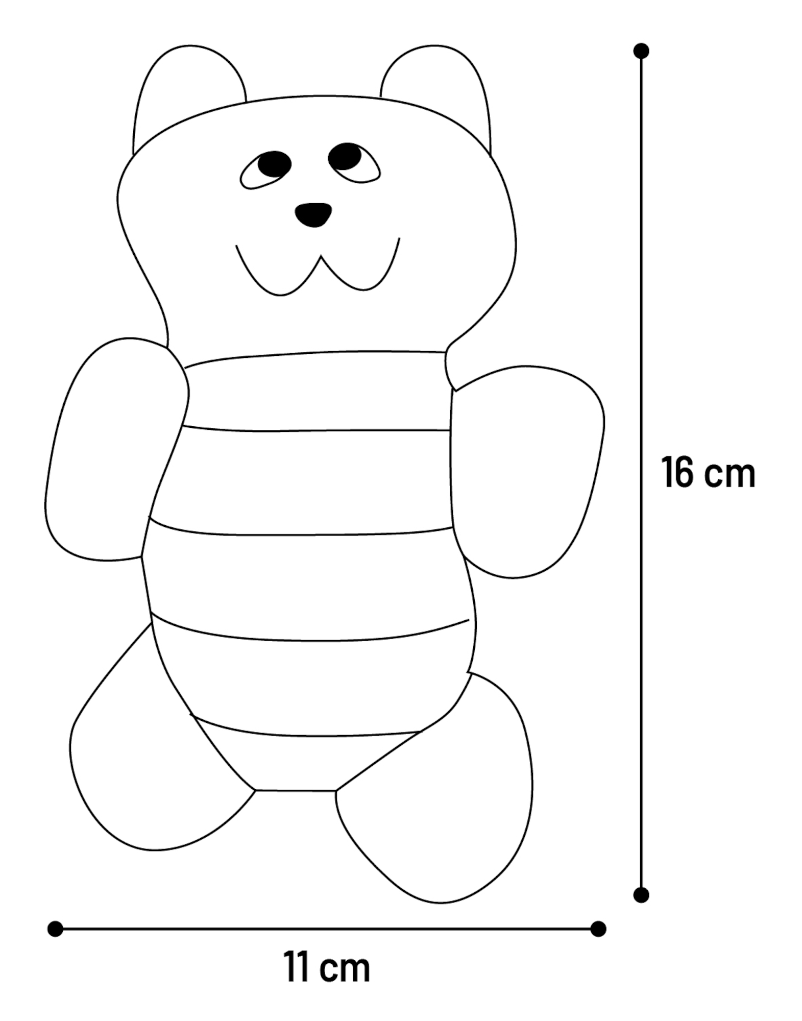 Flamingo Jouet Faci Ours Gris