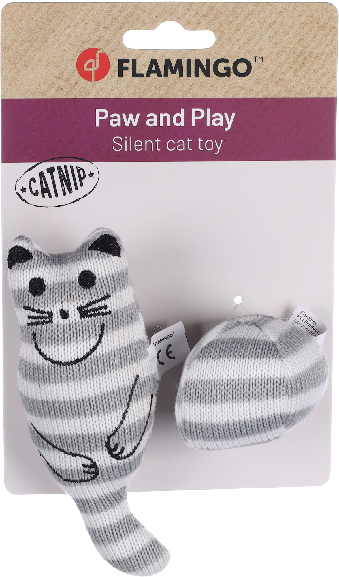 Flamingo Jouet Faci Chat Gris