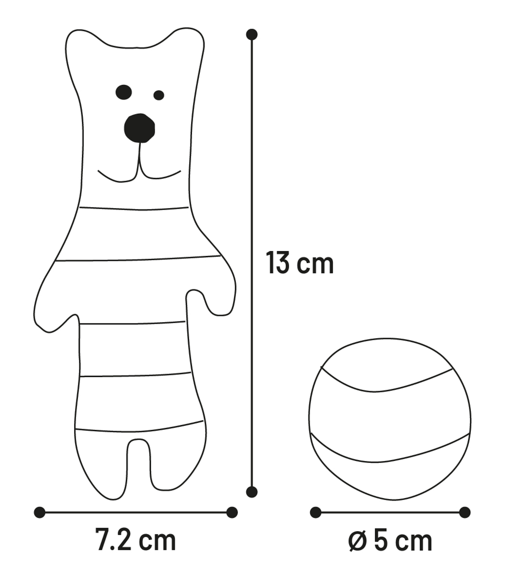 Flamingo Juguete Faci Perro Marrón