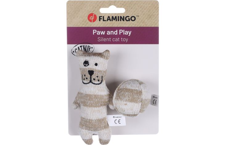 Flamingo Spielzeug Faci Hund Braun
