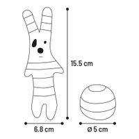 Flamingo Toy Faci Rabbit Grey