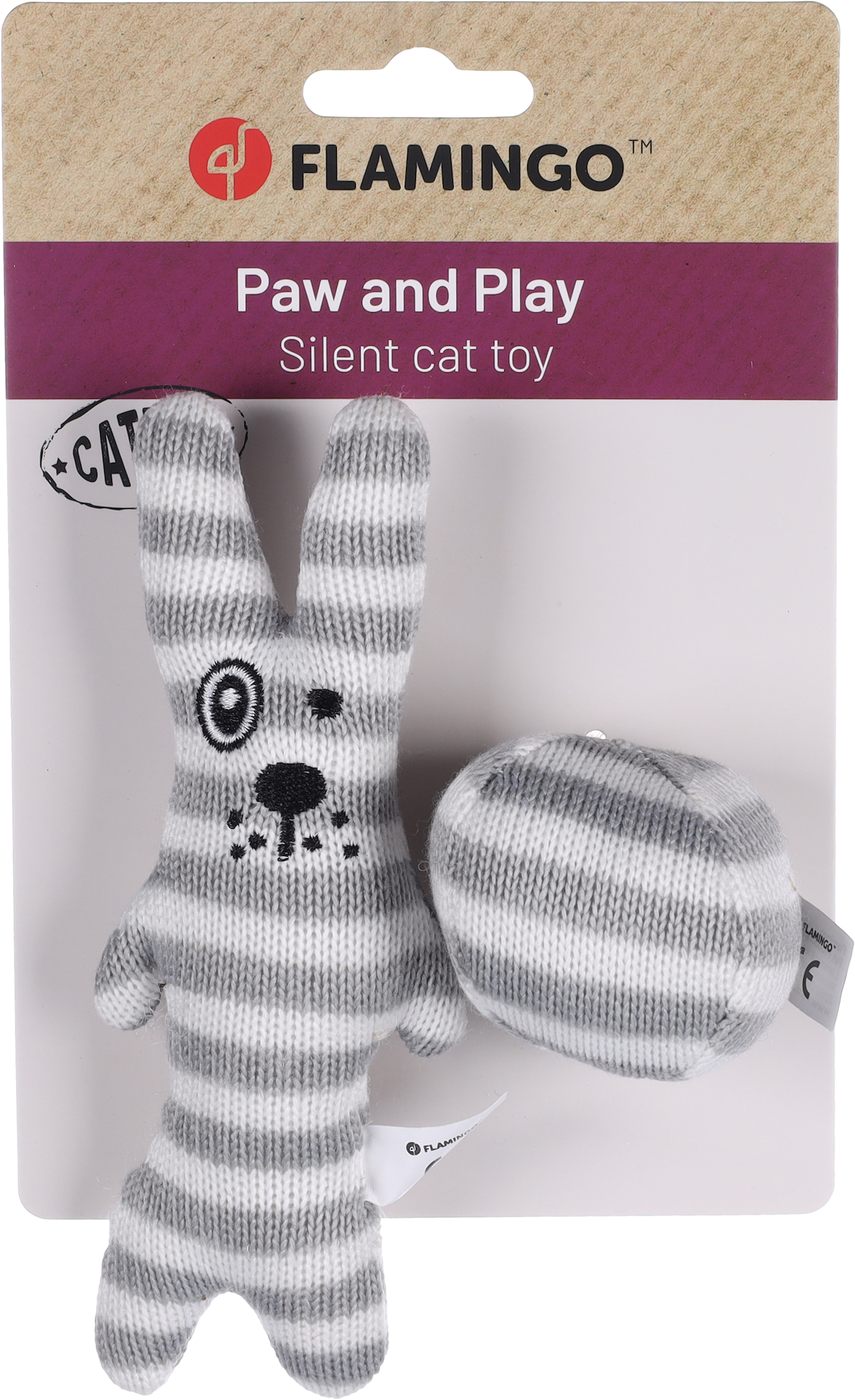 Flamingo Toy Faci Rabbit Grey