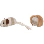 Jouet Faci Souris avec balle Brun