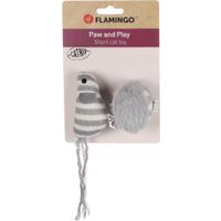 Flamingo Jouet Faci Souris avec balle Gris